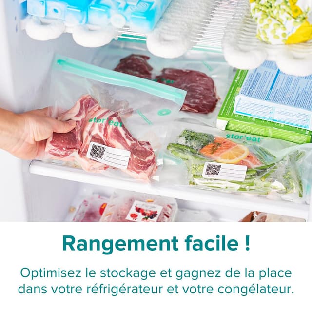 3485990938620 - Mastrad - Lot de 10 sacs sous vide Storeat Taille S