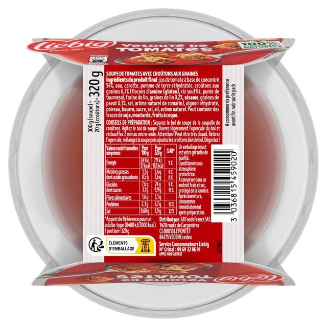 3036815459020 - Liebig - Soupe Velouté de Tomates et Topping