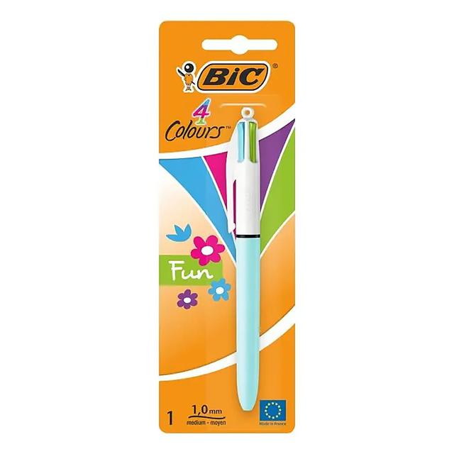 3086123219120 - Bic - Stylo bille 4 couleurs fashion
