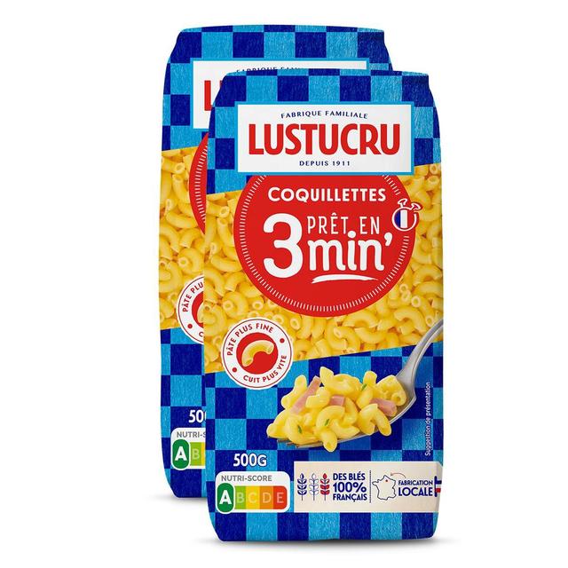 2050000110221 - Lustucru - Pâtes Coquillettes Cuisson Rapide