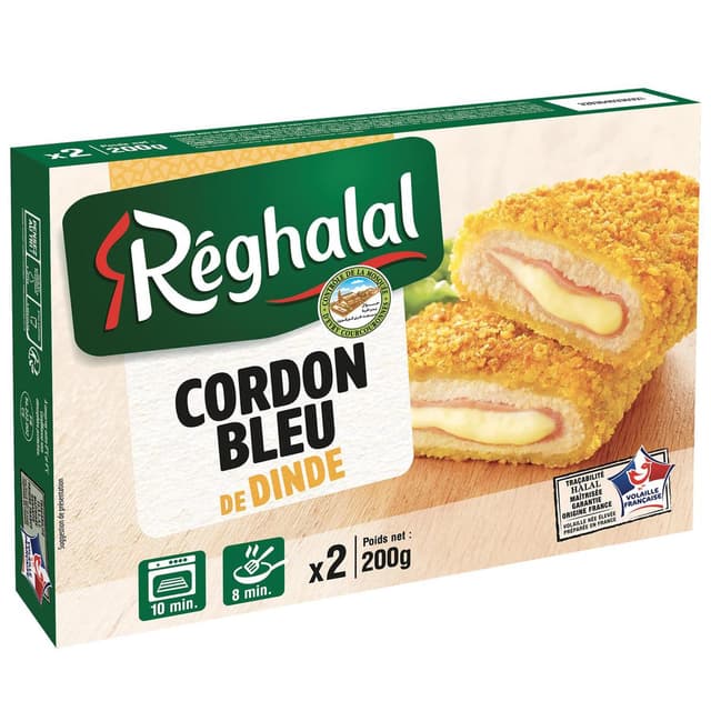 3283040330321 - Reghalal - Cordon Bleu de Dinde - Halal