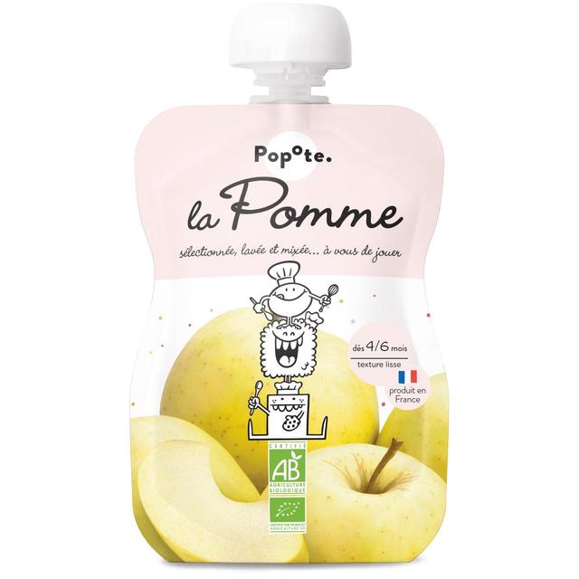 3760262840321 - Popote - Pomme Bio Gourde Bébé Dès 4/6 mois