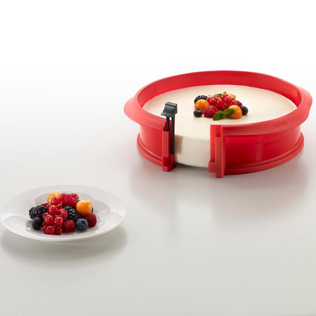 8710755880421 - Lékué - Moule à gâteau avec plaque, 23 cm