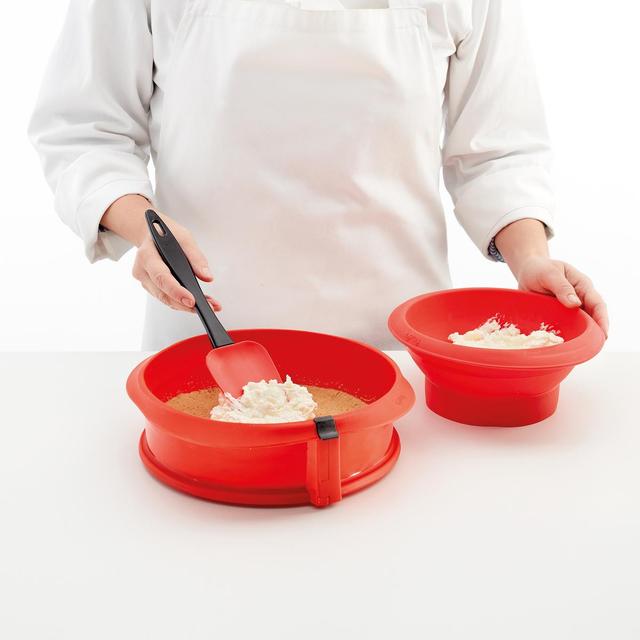 8710755880421 - Lékué - Moule à gâteau avec plaque, 23 cm