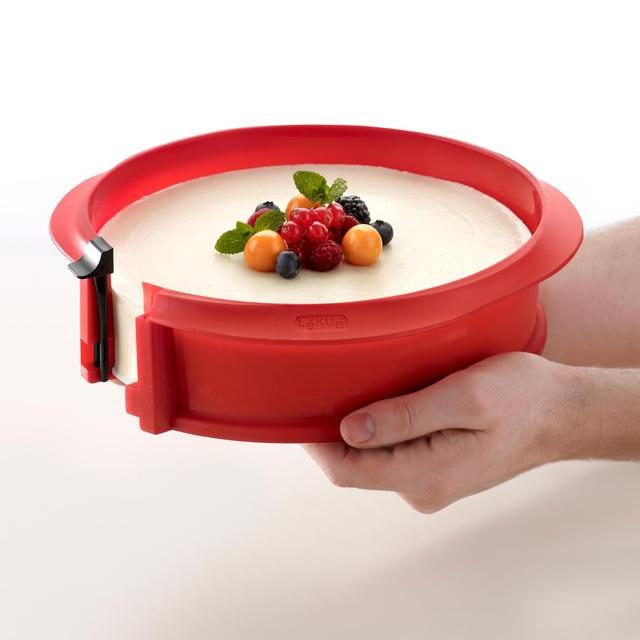 8710755880421 - Lékué - Moule à gâteau avec plaque, 23 cm