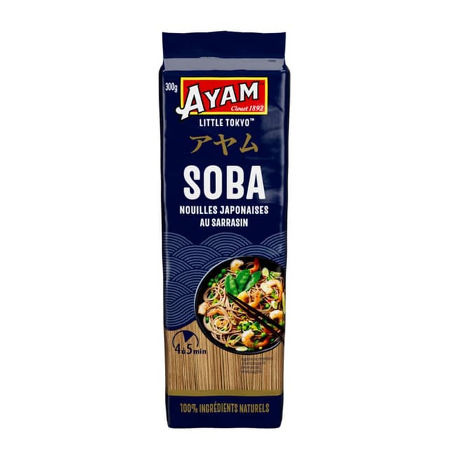 8886009900921 - Ayam - Nouilles Japonaises Soba au sarrasin en sachet
