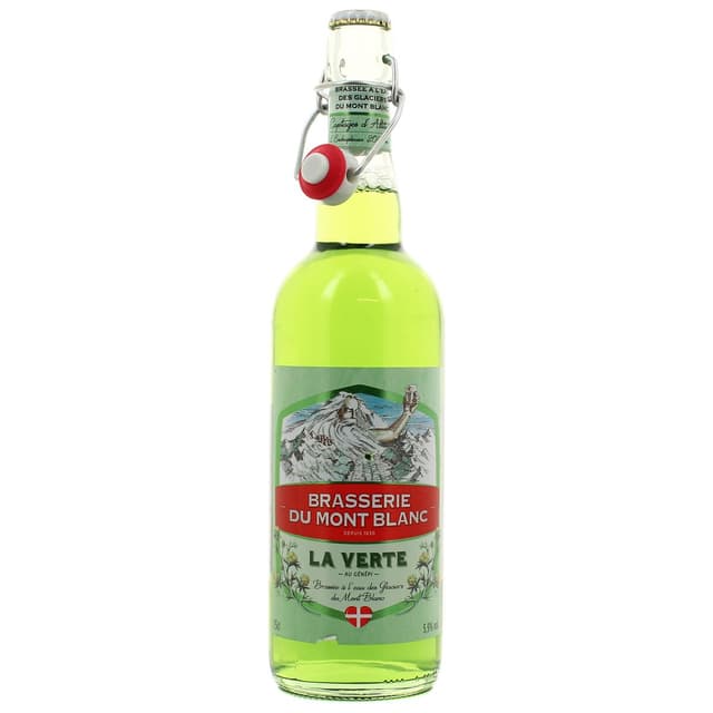 3760023241121 - Brasserie Du Mont Blanc - Verte du Mont Blanc aromatisée au Génépi 5.9°