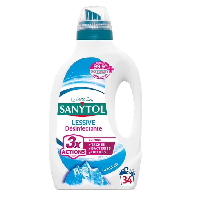 3045206381321 - Sanytol - Lessive liquide Désinfectante Grand Air