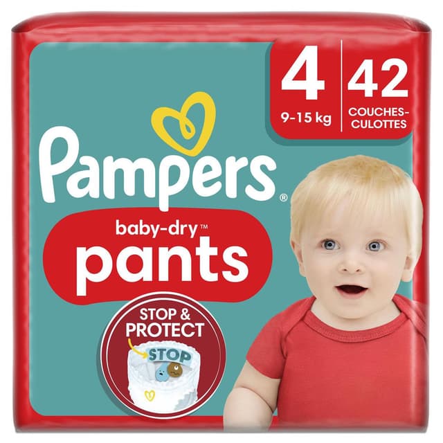 8006540711521 - Pampers Babydry Pants - Couches culottes T4 9 - 15 kg