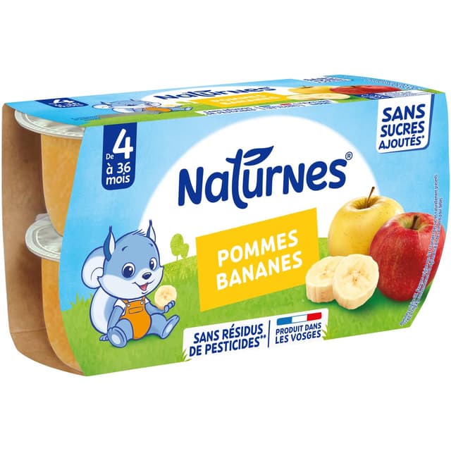 7613031552221 - Naturnes® - Pomme banane Bol Bébé Dès 4 mois