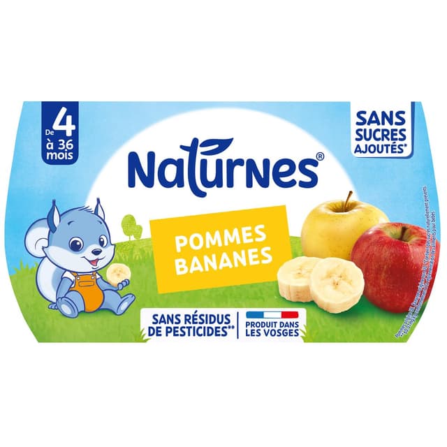 7613031552221 - Naturnes® - Pomme banane Bol Bébé Dès 4 mois
