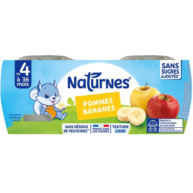 7613031552221 - Naturnes® - Pomme banane Bol Bébé Dès 4 mois