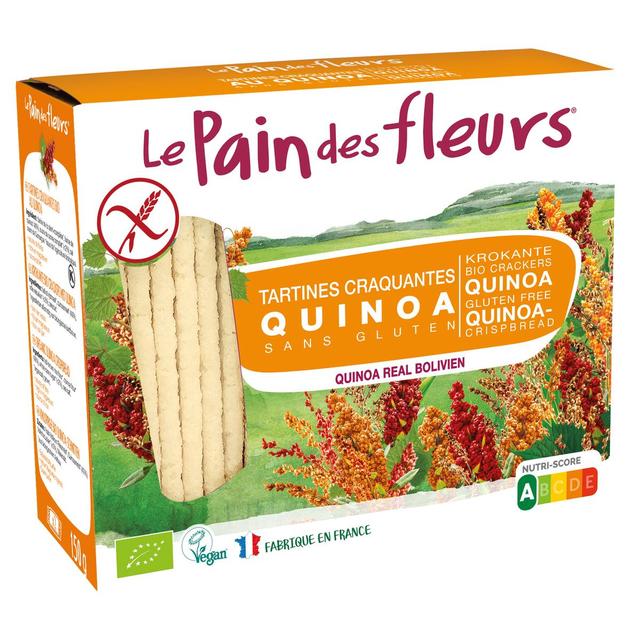 3380380023521 - Le pain des fleurs - Tartines craquantes Quinoa, sans gluten, bio
