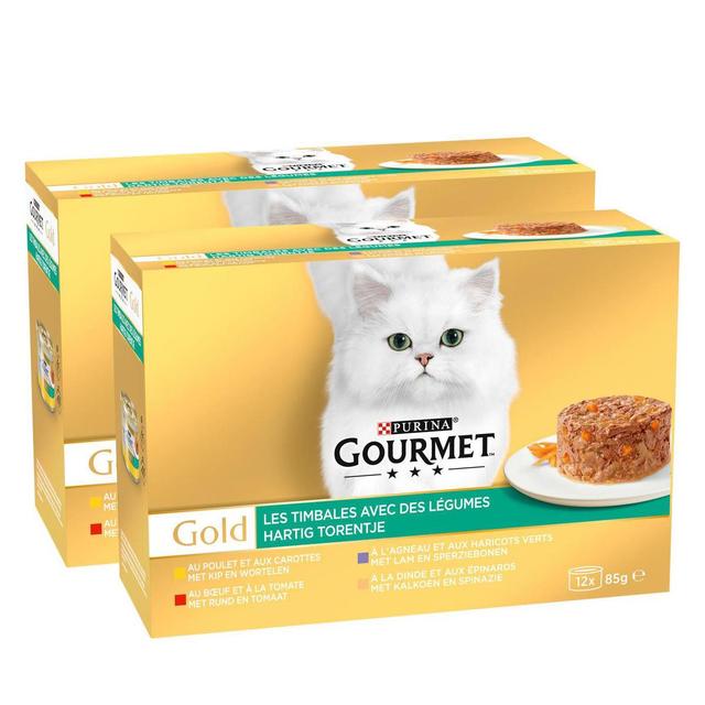 2050000394621 - Purina - Gourmet Gold - Boites Timbales avec des Légumes pour chat
