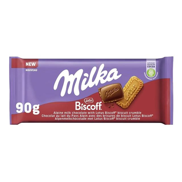 7622202305221 - Milka - Tablette chocolat au lait et biscoff