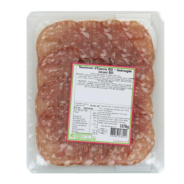 3760187538921 - Frais Devant - Saucisson sec d'Ajaccio Bio