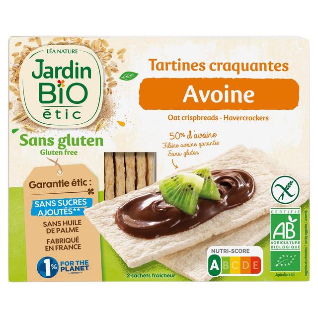3760020509521 - Jardin Bio Etic - Tartines Craquantes Avoine Bio sans gluten sans sucres ajoutés