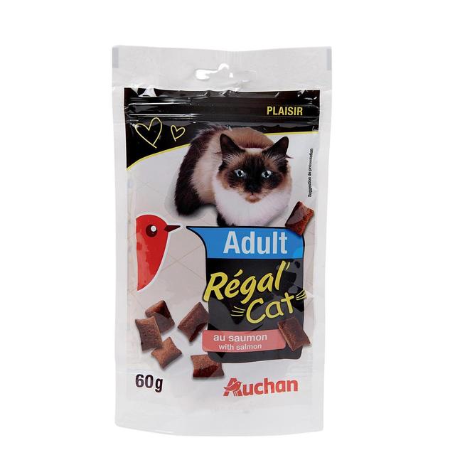 3596710380022 - Auchan - Friandises Régal'cat saveur saumon pour chat adulte