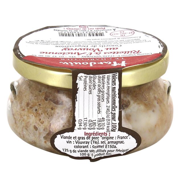 3760031460422 - Charcuterie Hardouin - Rillettes à l'ancienne au Vouvray