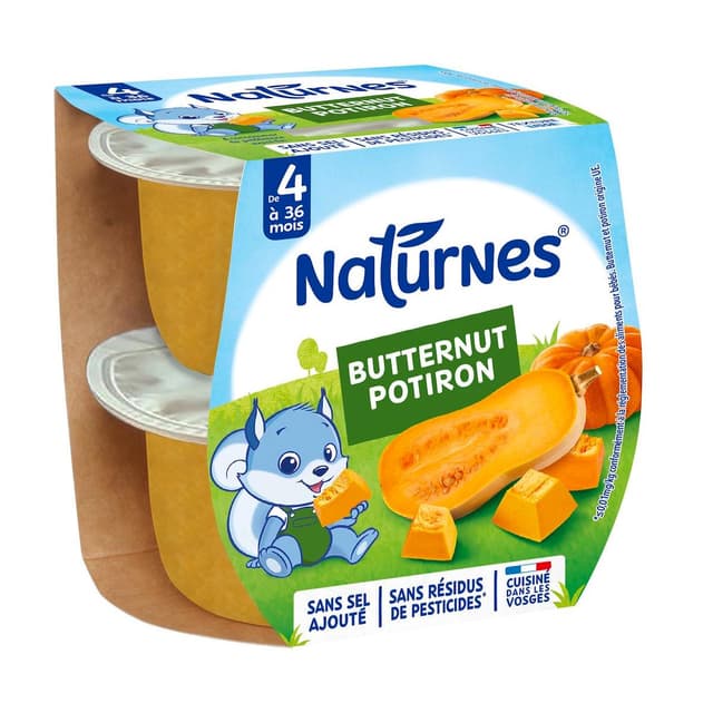 3701669200622 - Naturnes® - Butternut Potiron Bol Bébé dès 4 mois