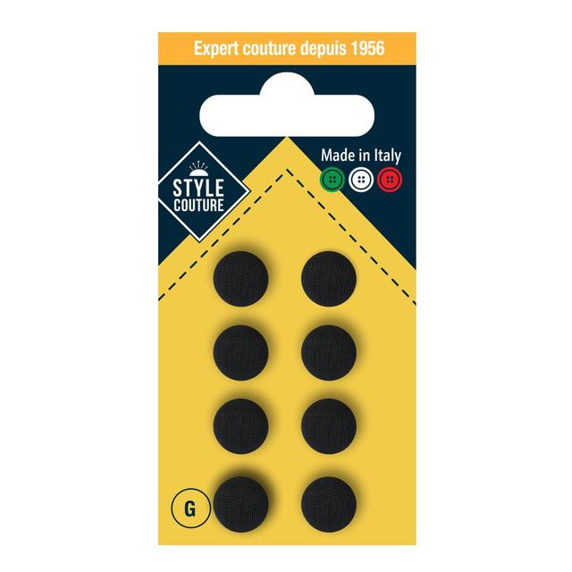 3040695840922 - Style couture - Boutons boule noir 10mm