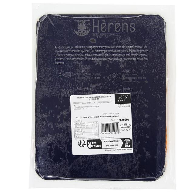 3760048921022 - Herens - Saumon Fumé Norvège Bio