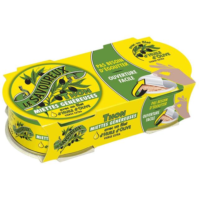 3263670801422 - Le Savoureux - Miettes de Thon à l'Huile d'Olive