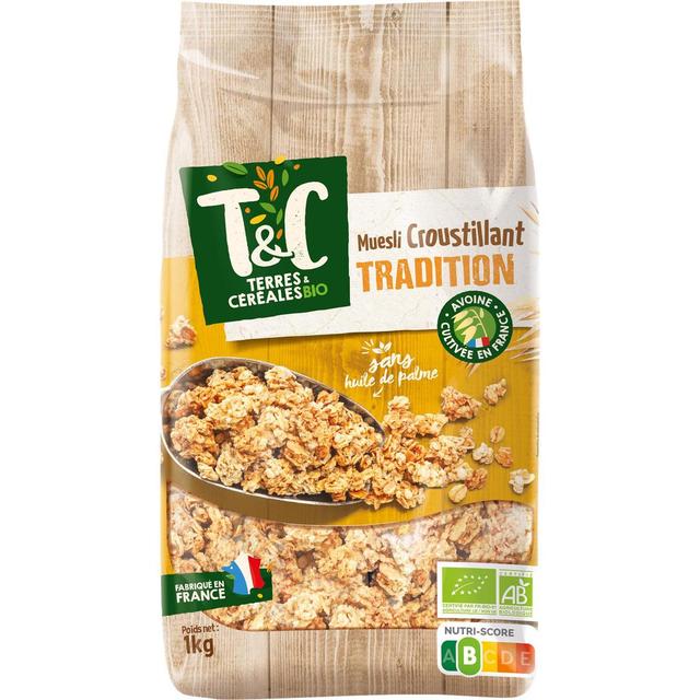 3421557501722 - Terres et Céréales Bio - Muesli Croustillant Tradition Bio