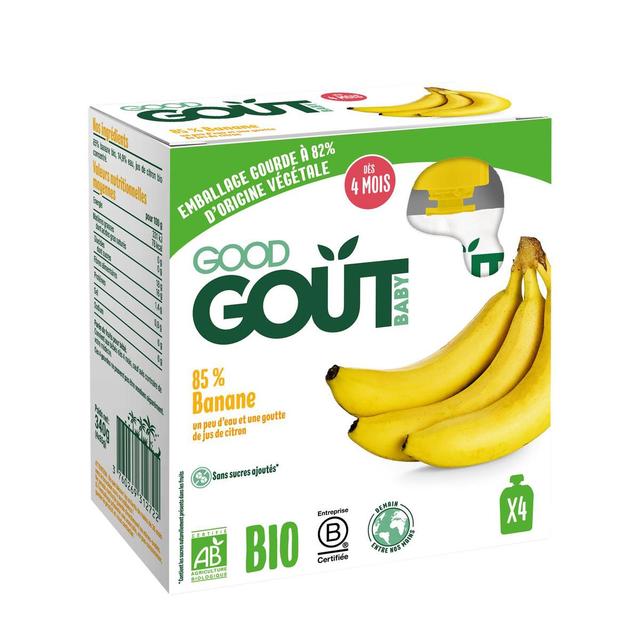 3760269312722 - Good Goût - Banane Bio Gourde Bébé Dès 4 mois