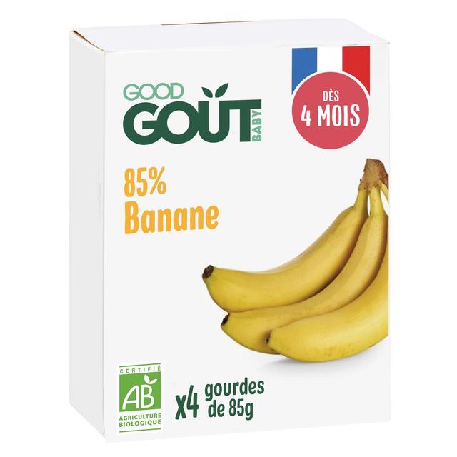 3760269312722 - Good Goût - Banane Bio Gourde Bébé Dès 4 mois