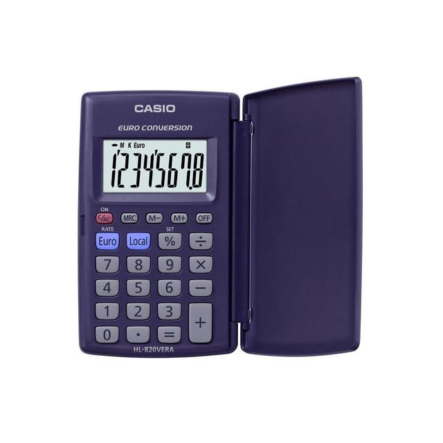 4549526613722 - Casio - Calculatrice de Poche Conversion euro HL820VERA