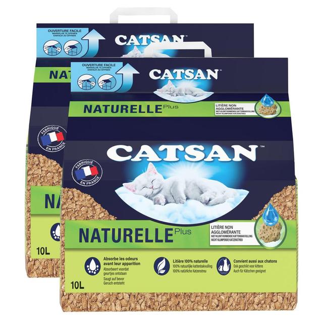 2050000394522 - Catsan - Litière Végétale non agglomérante Naturelle Plus pour chat