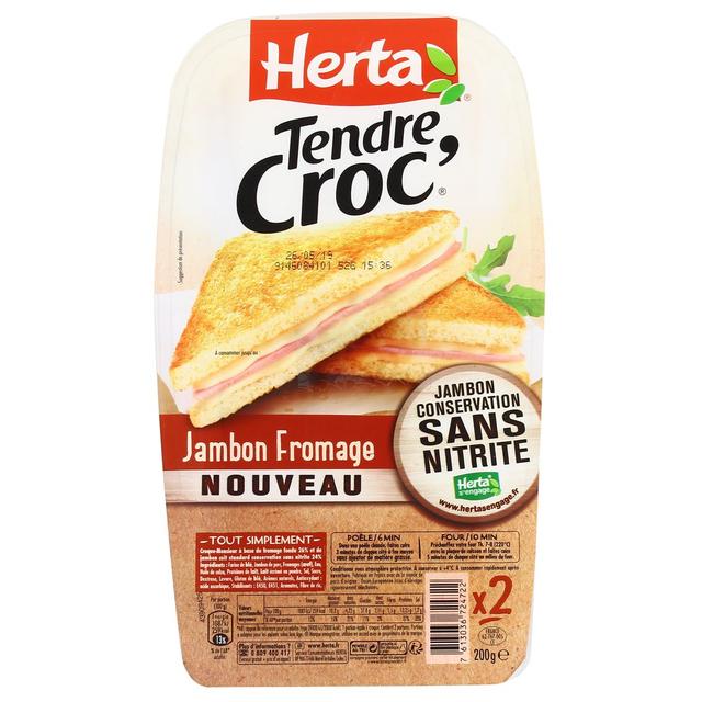 7613036724722 - Herta - 2 Croque-Monsieur Jambon Fromage