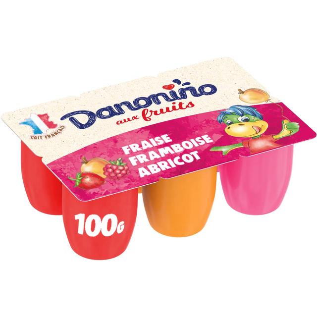 3033491225222 - Danonino - Petits suisses aux fruits