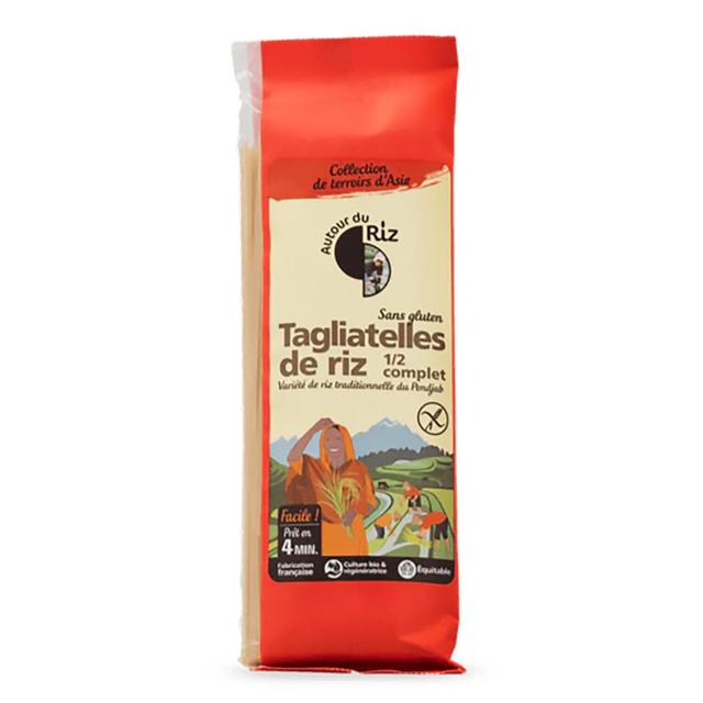 3760275575722 - Autour Du Riz - Tagliatelles de riz demi-complet bio
