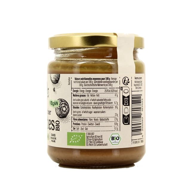 4255582817522 - Koro - Pâte à tartiner noisettes buena bio