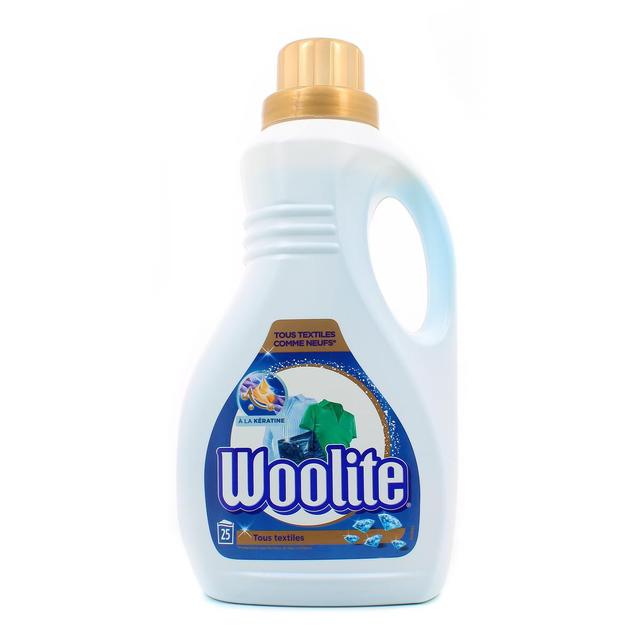 3059940008222 - Woolite - Lessive liquide protection totale tous textilles et couleurs 25 lavages