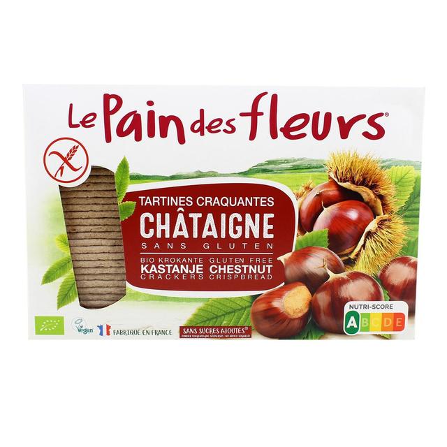 3380380068522 - Le pain des fleurs - Tartines craquantes à la châtaigne, sans gluten, bio