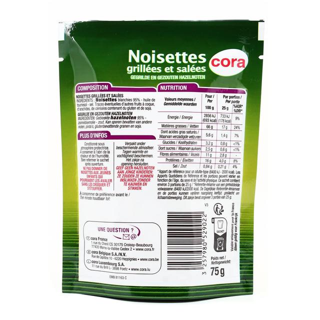 3257980529022 - Cora - Noisettes grillées et salées