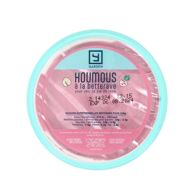 3423991600023 - Yarden - Houmous à la betterave