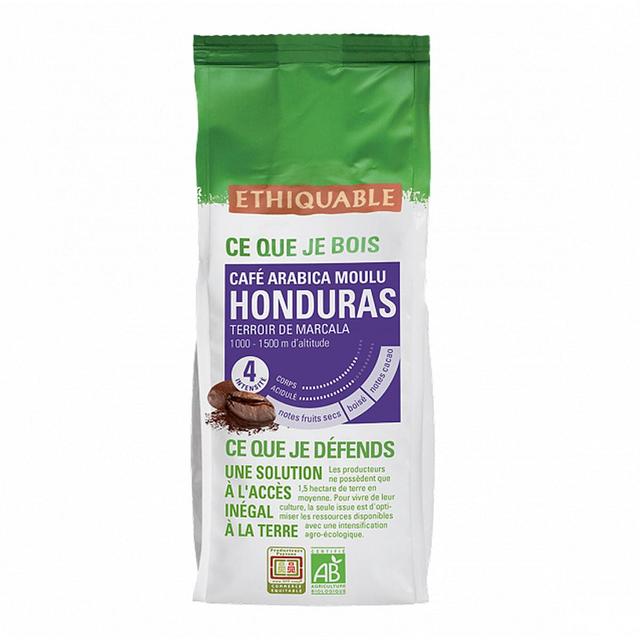 3760091720023 - Ethiquable - Commerce Equitable - Café moulu Arabica bio du Honduras