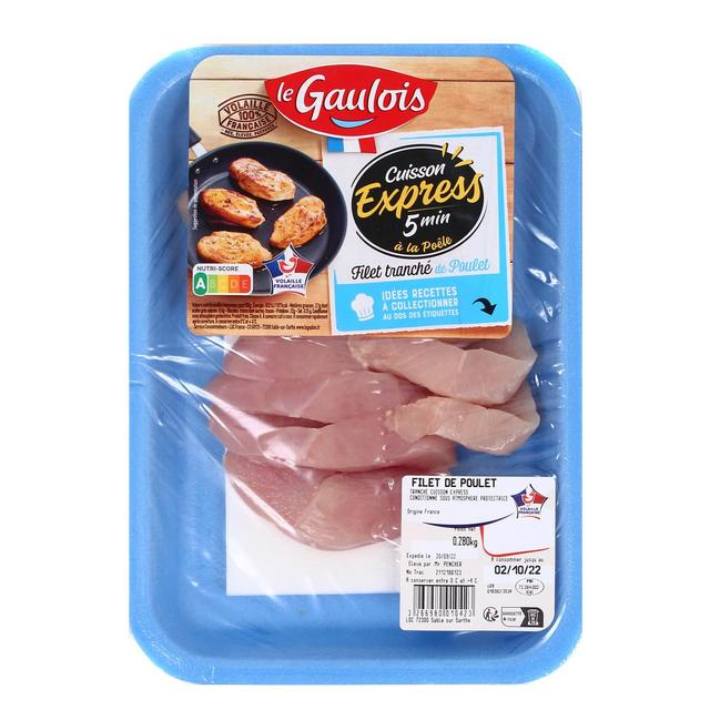 3266980010423 - Le Gaulois - Filets de Poulet Tranchés Cuisson Express