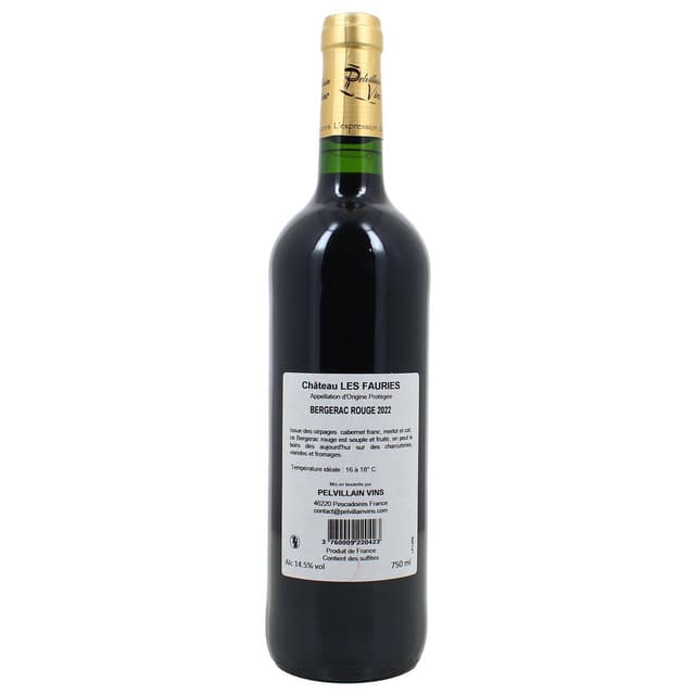3760009220423 - Bergerac rouge AOC - Château les Fauries