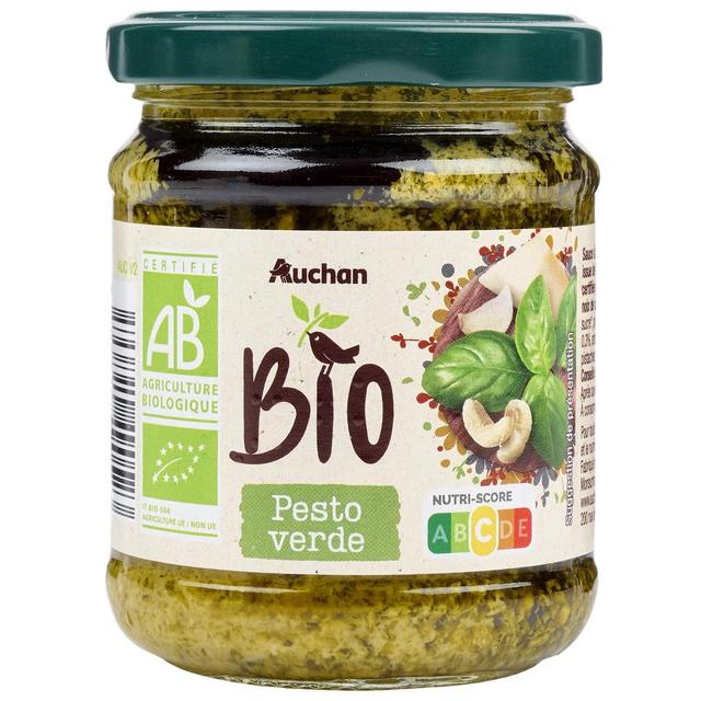 3596710490523 - Auchan BIO - Sauce pesto verde Bio