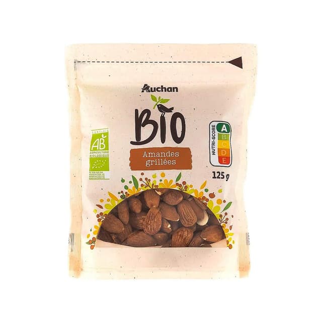 8435177070723 - Auchan BIO - Amandes Grillées Bio