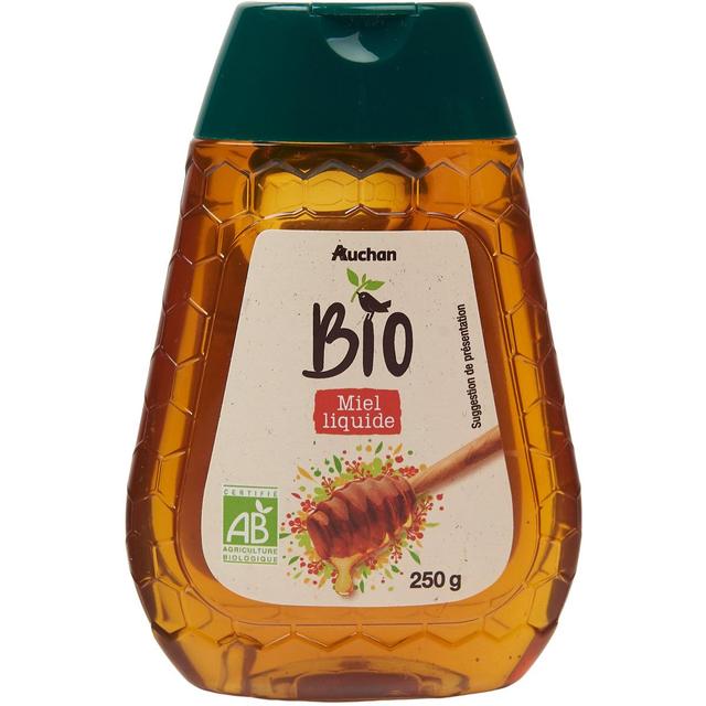 3596710450923 - Auchan BIO - Miel liquide bio en flacon doseur
