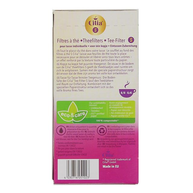 4030716051023 - Cilia - Filtres à thé taille S