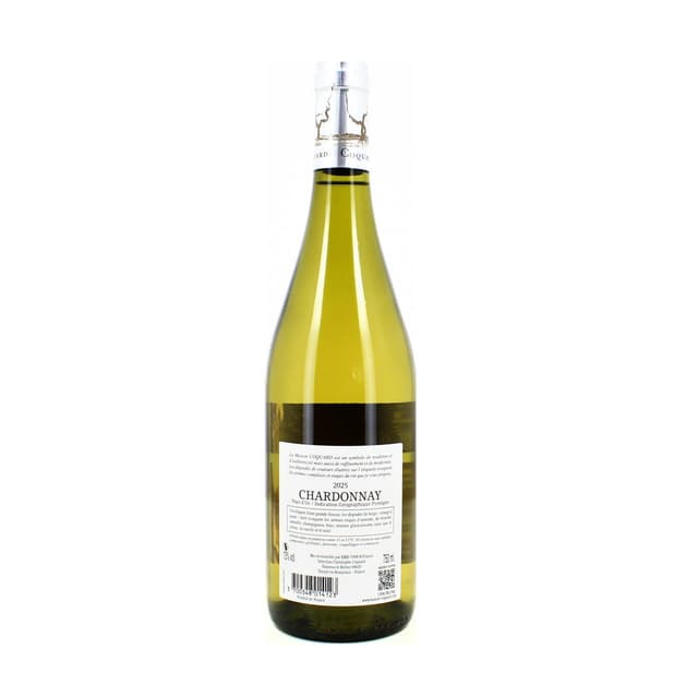 3700348014123 - Vin de pays d'Oc Blanc IGP - Chardonnay By Christophe Coquart