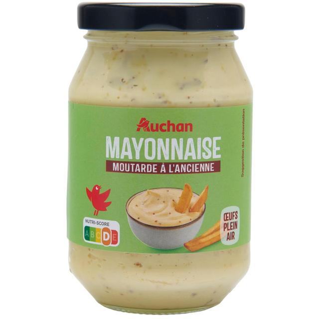 3596710434923 - Auchan - Mayonnaise à la moutarde à l'ancienne