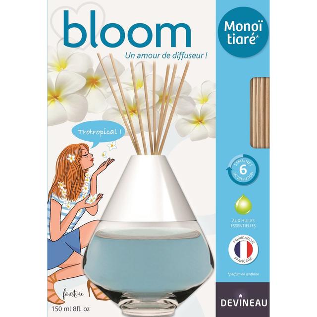 3065876125223 - Devineau - Diffuseur Bloom parfum à froid Monoï de Tiaré